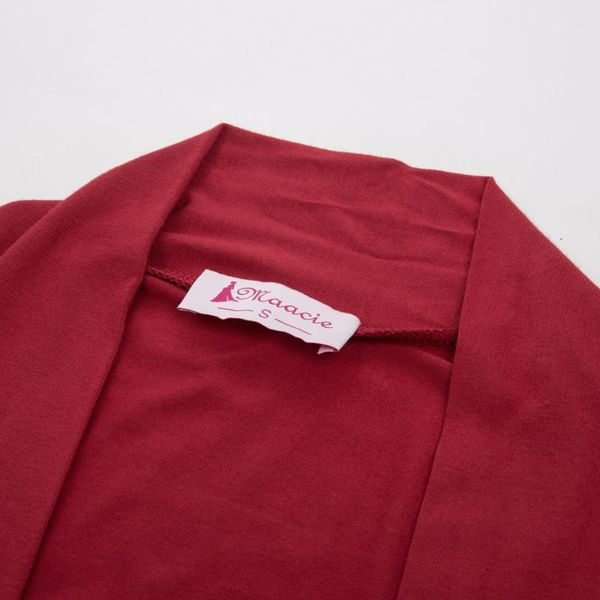 

cover up maternity coat jacket solid color comfy irregular asymmetrical elastic pleated soft1, Black