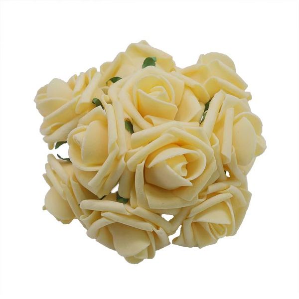 

green wedding розовые цветы 4см diy для украшения 10шт пена листья bouquet декоративные искусственное автомобиля невеста пе мини с bbydas ga