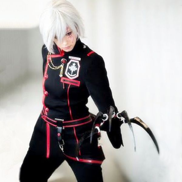 

allen walker cosplay costumes uniform japanese anime d.gray-man clothing masquerade/mardi gras/carnival costumes, Black