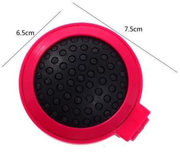 

makeup new girls portable mini folding comb airbag massage round travel hair brush with mir jlljmc rimmer, Silver