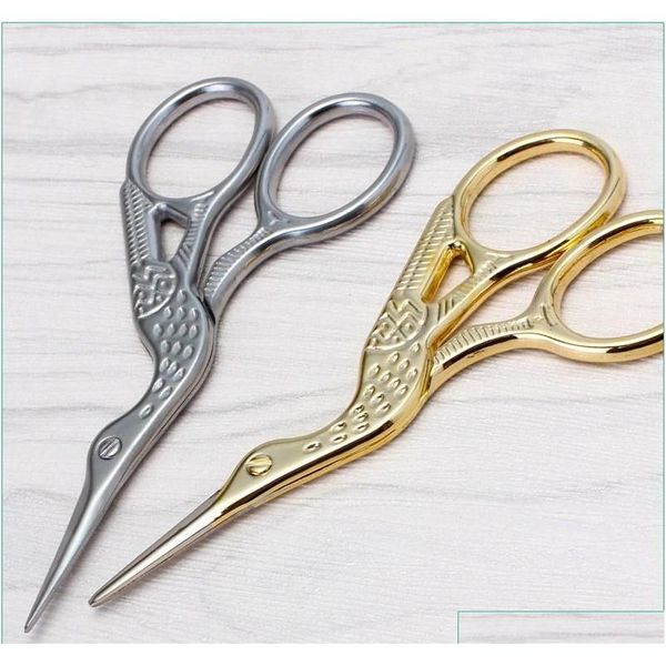 

stork shape sewing scissors stainless steel tailor scissors sharp sewing shears for embroidery, sewing, craft, art work my-inf0294 dm761