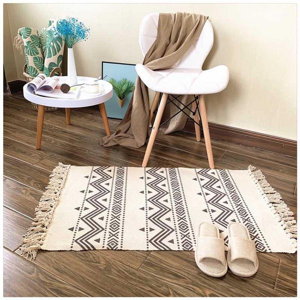 

cotton tassel baby room rugs prayer mattress household bathtub carpets welcome foot pad1