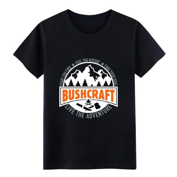 

men's bushcraft & survival print 100% cotton s 3xl letters gift basic summer style family shirt hoodie designers t shirts sweatshirt