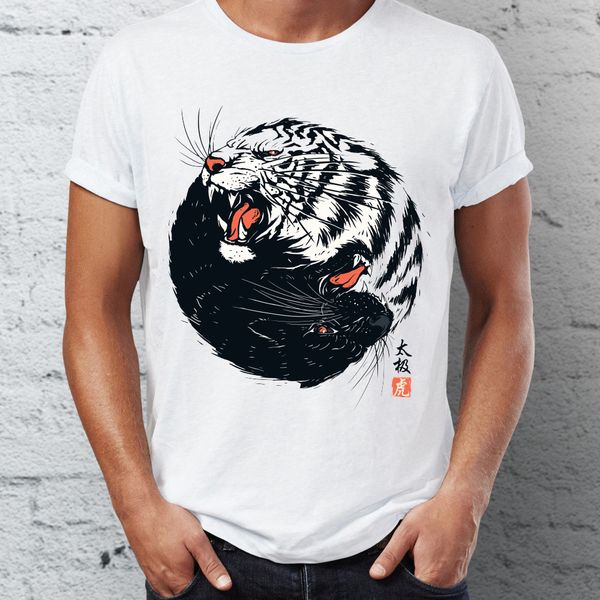 

мужская футболка taichi тигр традиционный artsy tee спорт толстовка с капюшоном толстовка