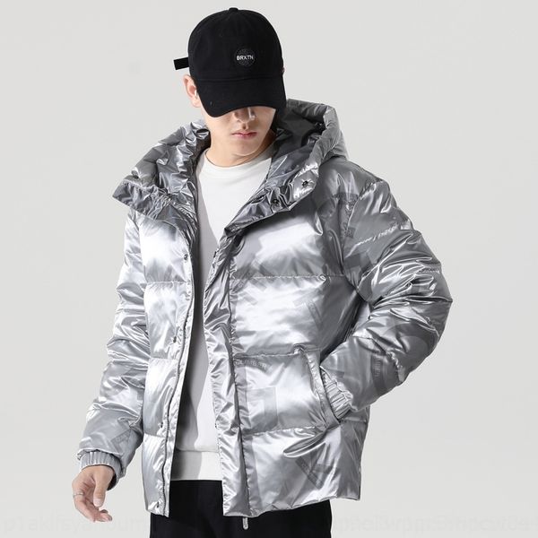 

4btk female winter jacket women 2019 fashion hooded fur collar warm jackets down color coat women korean solid cotton loose large size down, Black