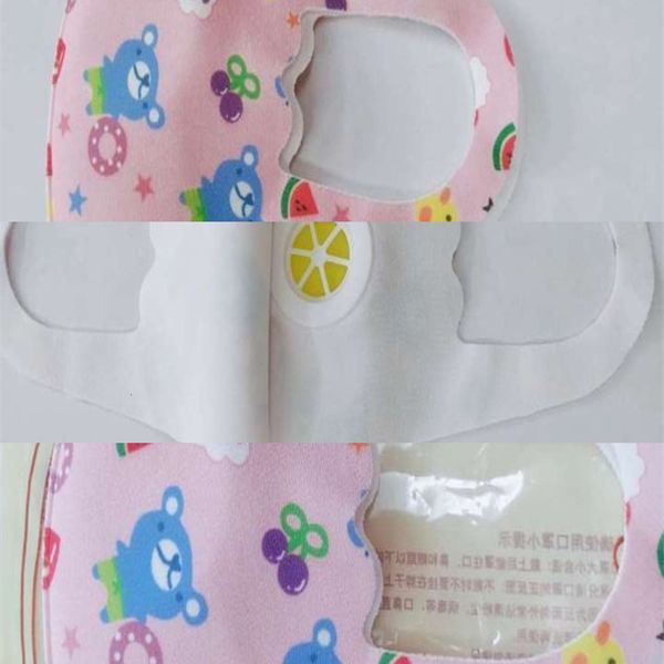 

factory5sazeffective dustproof pink folding safety cute cartoon blocking bear pattern protective mask on sale