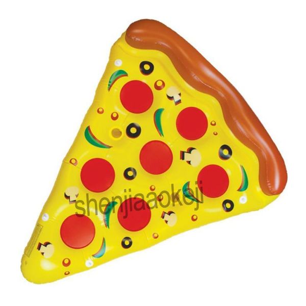 

inflatable pizza giant pool float beach mattress large water party toys pvc floating bed swimming ring floating row kids adults