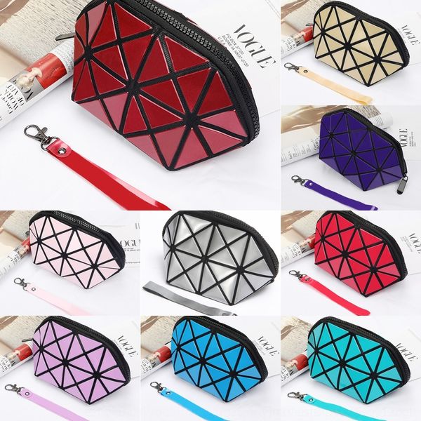 

8or7b diamond fashion hand geometric diamond portable foldable wash selling fashion cosmetic baggeometric cosmetic baghandbag selling