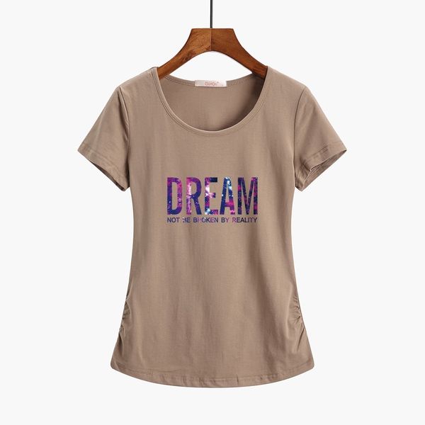 

2021 new new women casual o-neck cotton summer t shirt solid plus size tshirt harajuku camisetas mujer women shirts tee short da0j, White