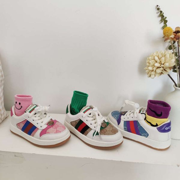 

children's korean new casual board sho in 2021, Black;red