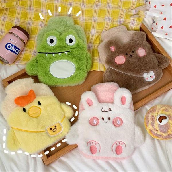 

cute pvc stress pain relief therapy water bottle bag kawaii knitted soft cozy cover winter warm heat reusable hand warmer wmtkgm xhhair