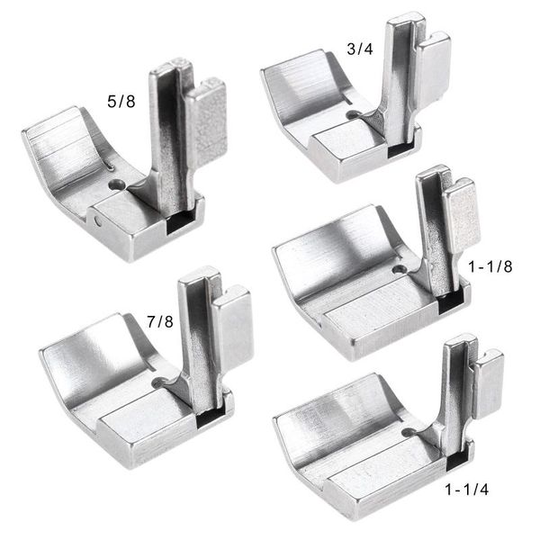 

p3611 industrial flatcar sewing machine presser metal foot aside pull tube 5/8 3/4 7/8 1-1/8 1-1/4 16/19/22/28/32mm hicello, Black