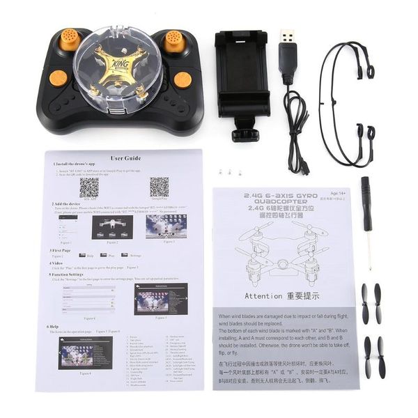 

cf-922 mini drone 2.4g 4ch 6-axis 3d flip headless mode mini racing drone aircraft children toy for boys vs s9w s9