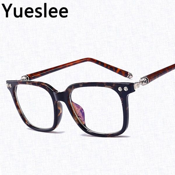 

49530 plastic titanium retro glasses frame men women optical fashion computer eyeglasses, Black
