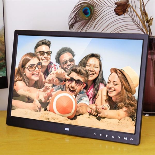 

digital po frames touch key 15.4 inch led backlight hd 1280*800 full function frame electronic digitale picture music video1