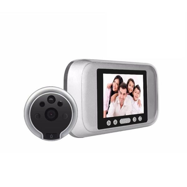 

3.2" lcd door eye doorbell video intercom digital peephole viewer pir hd 720p 960p ir camera motion detection take p