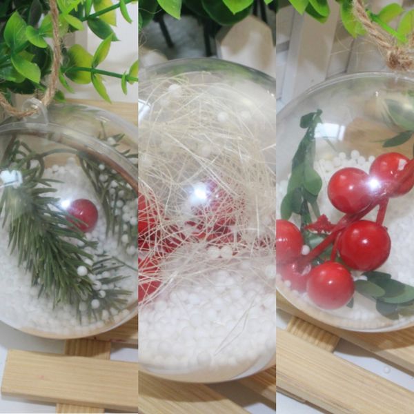 

fy9w9 778 interior 8cm2 split assembly plastic tree christmas window decoration transparent christmas ball decoration ball 2pzdp