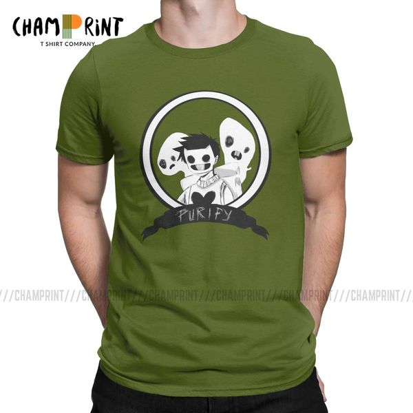 

sport men's purify t shirt off game zacharie ghost pure cotton humor short sleeve crew neck tee shirt summer t-shirts