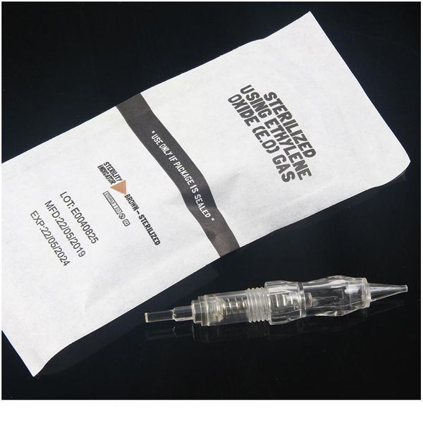 

50pcs revolution tattoo needles permanent makeup catridges for tattoo machine kit eyebrow needle 1r,2r,3rl qylljb