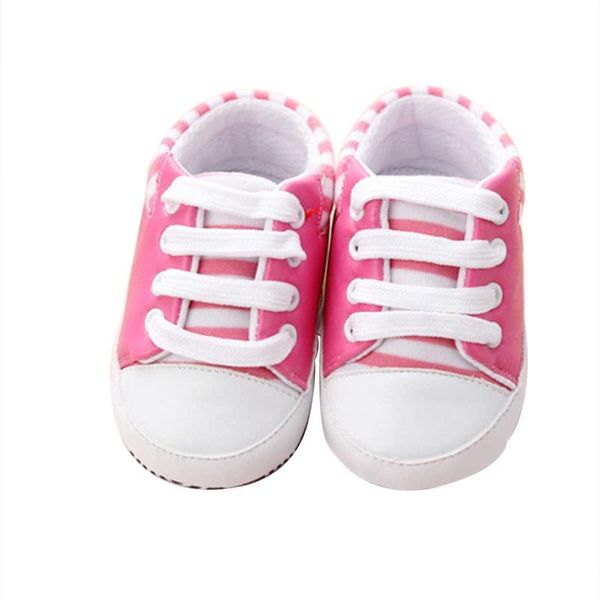 

first walkers baby shoes boy girl sneaker cotton soft anti-slip sole born infant toddler casual canvas crib 0-18m