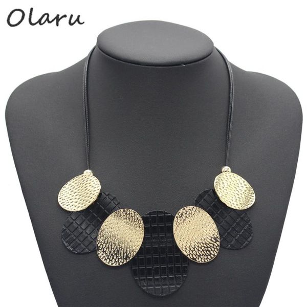 

olaru jewelry maxi necklace colar big brand collares fine jewelry pendants bijoux necklaces woman necklace nj-038, Silver