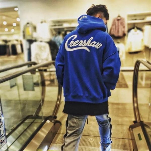 

feel of god essentials la limited fog double line co branded fleece hooded men's and women's cola hoodies, Black;green