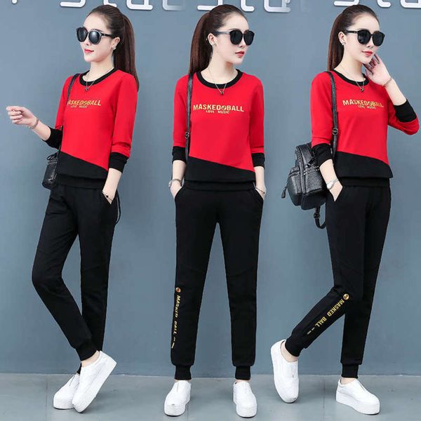 

daily 2020 cover cotton autumn new women's leisure show thin fashion version loose sports, Gray