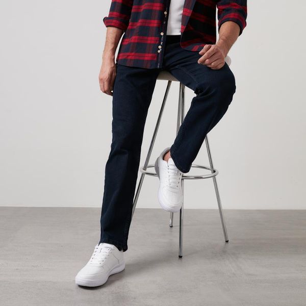 

men's jeans buratti high waist regular fit cotton men 's pants 7421 s149king, Blue