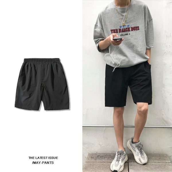 

men's shorts korean version of the trend casual pants 2021 summer, White;black