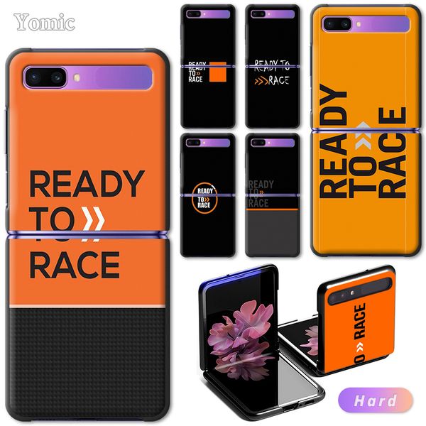 

жесткий чехол для samsung galaxy z флип 6,7" black мобильный телефон сумка обложка ready to race zflip 5g pc сегментированные защиты оболочк
