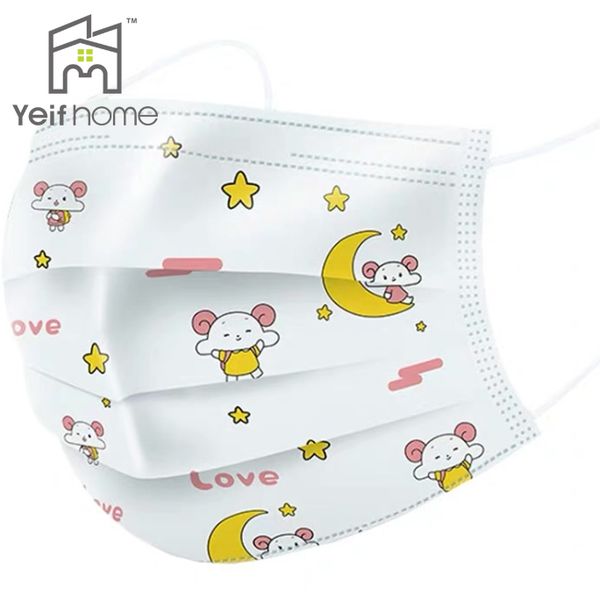 

fashion cartoon custom kid designed reusable children washable cotton fabric 3d adjustable disposable protective face mask