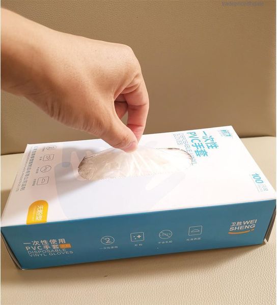 

100pcs/lot anti-skid latex disposable nitrile anti-acid gloves designer rubber ing