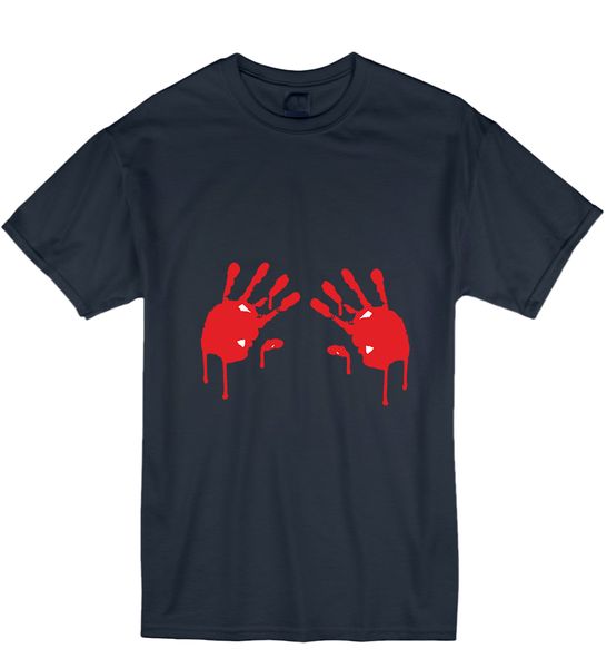 

2019 hands bloody zombie halloween funny blood geek t shirt tshirt mens womens gift sport hooded sweatshirt hoodie