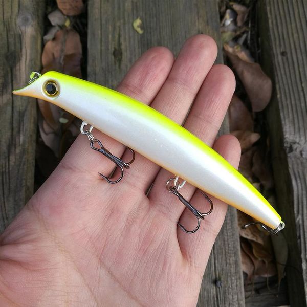 

1pcs fishing lure bait minnow 12cm 13g jerkbait deep swim wobblers crankbait swimbait pesca fishing bait carp fishin jllxnf