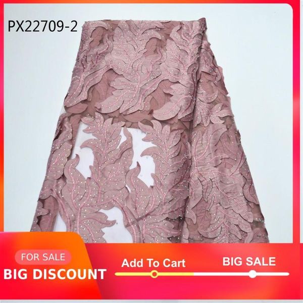 

onion color custom-made latest african mesh with leaf pattern and sheer mesh for women, Pink;blue