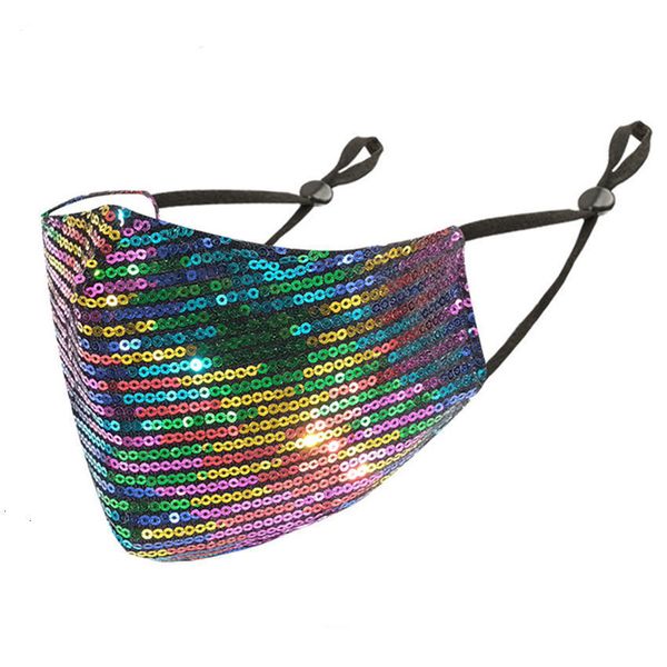 

factoryuxy3fashion luxury black face designer masks sequin bling diamond breathable and dustproof thin mask mix co