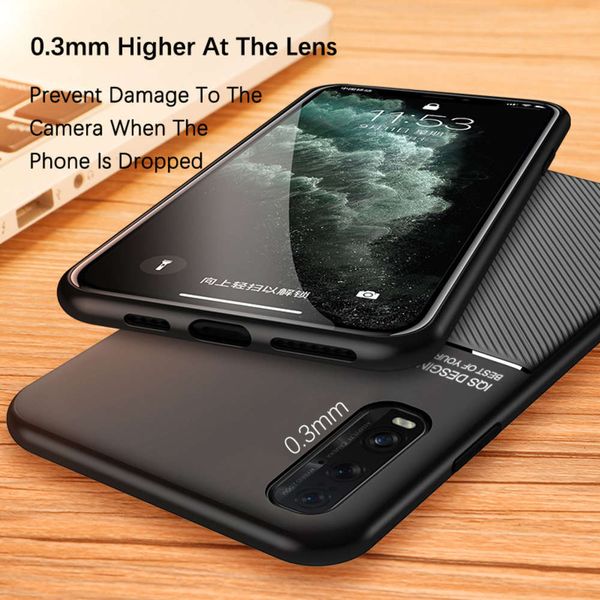 

qapro luxury case, leather texture pu, suitable for oppo find x2 neo lite, case with tpu hardk