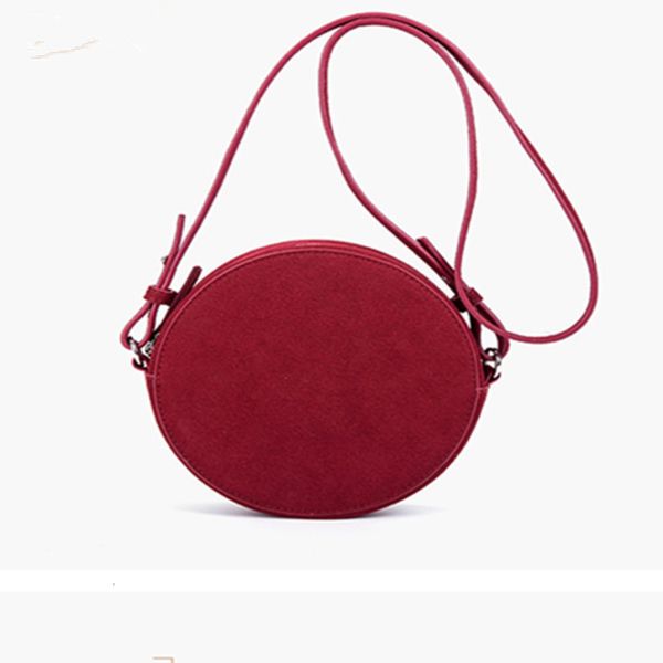 

luxurys designers net red women autumn and winter new women's one shoulder slant cross portable deer skin velvet round bag