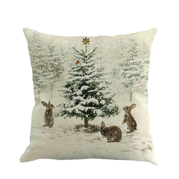 

декоративная рождественская подушка красный домашний декор дивана наволочка
