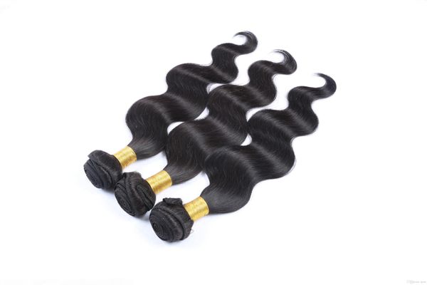 

jet black color brazilian body wave 100% human hair weave bundles 1 pc double weft remy hair hair extensions