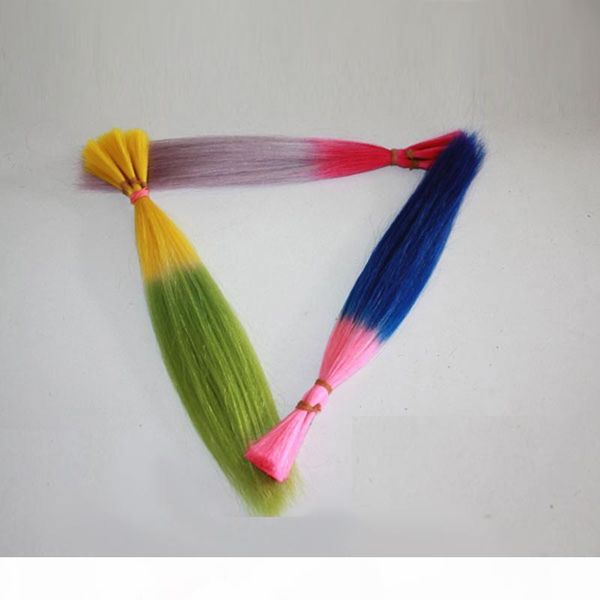 

цвет 613 светлых голубые розовые фиолетовые серые красные волосы навалом малазийское наращивание волос 3 связка 10-24inch верхнего качество, Black