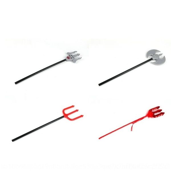 

mul6t wansheng trident supplies 64jq3 s skull festival weapon demon weapon toy toyfork toy fork plastic children's