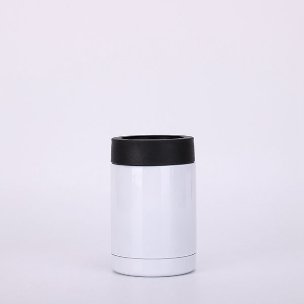 

heat sublimation cooler can 12oz slim straight cup can insulator stainless steel double wall beverage can cold keeper nlla287