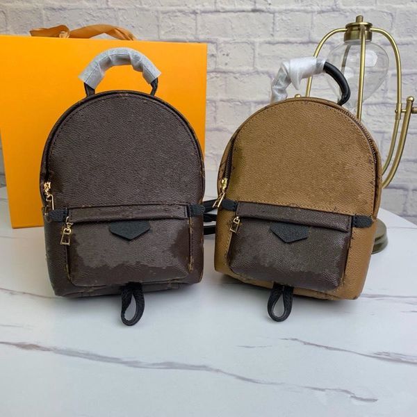 

2021 new fashion kids women genuine leather backpack mini handbag luggage shoulder bag brown casual school backpack