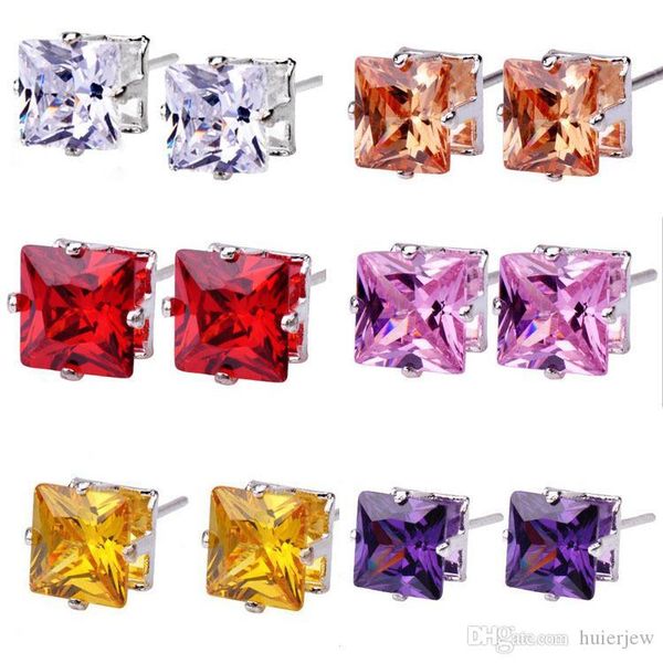 

pretty earrings for woman 2016 chic shimmer plated gold bow cubic crystal earrings rhinestone stud earrings, Golden;silver