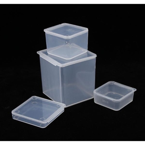 

small square clear plastic storage box transparent jewelry storage boxes creative beads cra jllmzb yummy_shop
