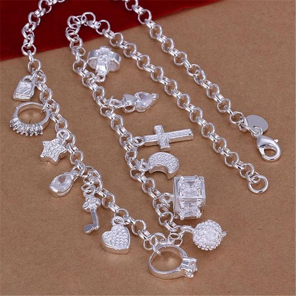 

wholesale for women lady wedding fashion silver color retro charm pendant noble trend necklace jewelry n021 h bbyrrf