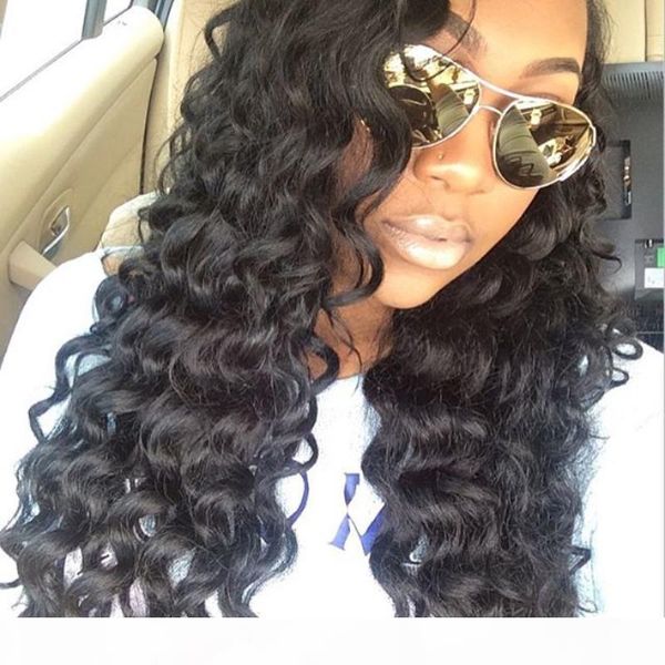 

aaaaaaa quality brazilian human hair wavy full lace human hair wigs lace front wigs glueless full lace wig with natural hairline, Black;brown
