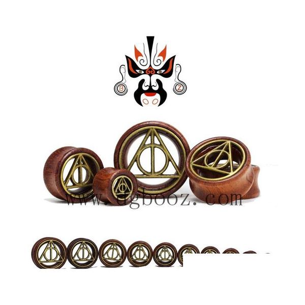 

red wood ear gauges plugs piercing tunnel body jewel jllgsu carshop2006, Silver