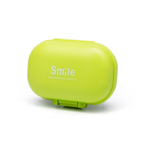 

portable 4 grids pill box drug tablet medicine storage holder splitter case storage organizer container case